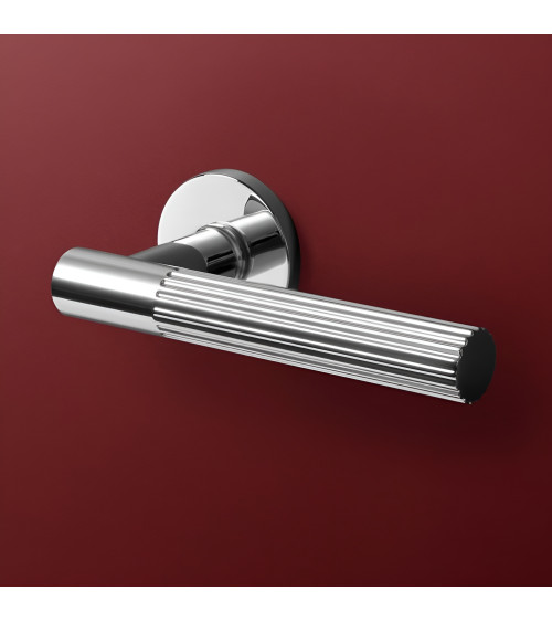Maniglia per porta cromo lucido LIVIA maniglia design
