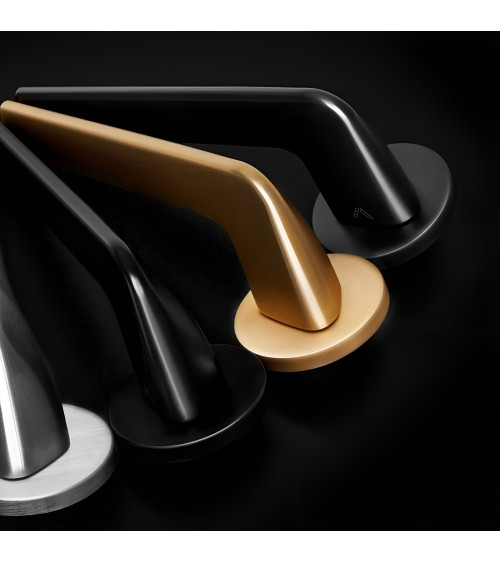 Maniglia per porta cromo satinato ANDREA design