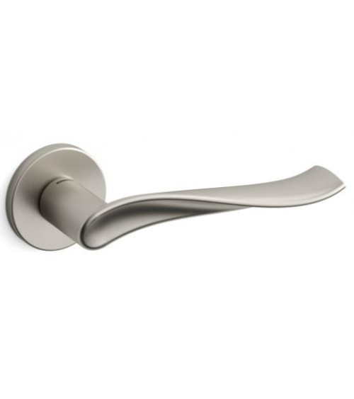 Maniglia per porta nichel satinato Mandelli Spin maniglia design
