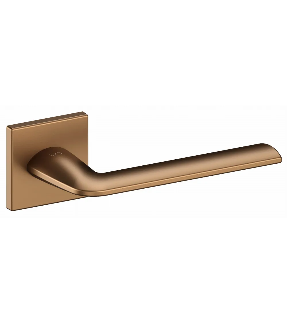 Maniglia per porta quadrata marrone chiaro Stinger