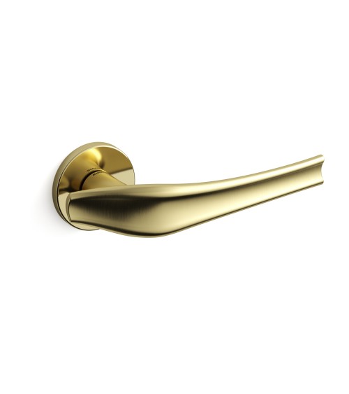 Maniglia porta oro opaco Mandelli Aqualung maniglia design