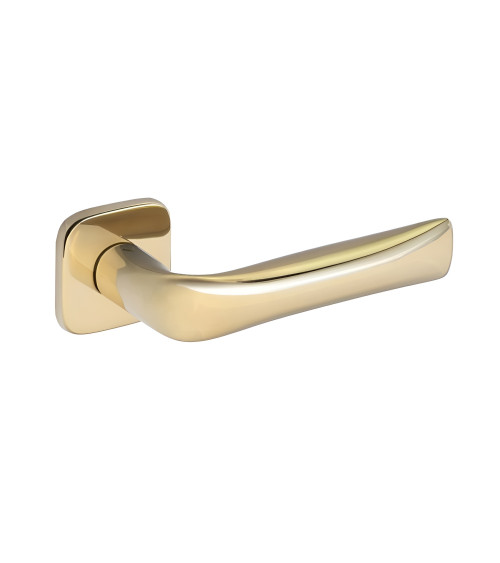 Maniglia per porta finitura oro lucido FOLD
