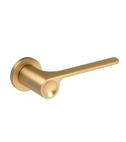 Maniglia per porta PLANO oro satinato design