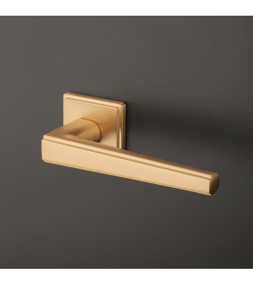 Maniglia per porta oro opaco SYRINGA maniglia design