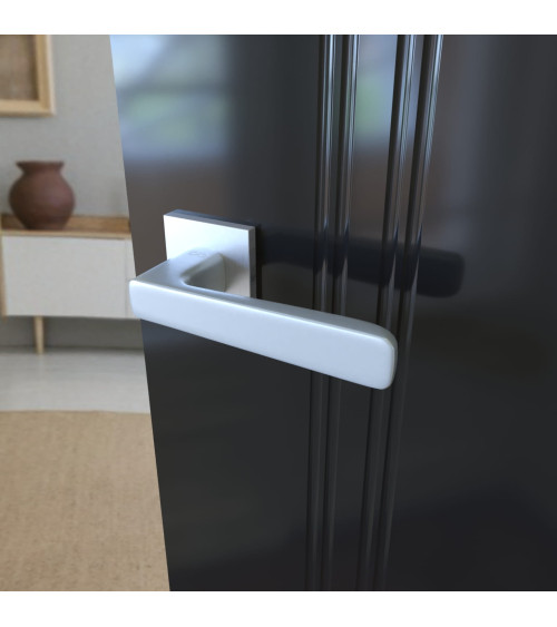 Maniglia per porta cromo satinato PARMA maniglia design