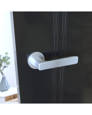 Maniglia per porta moderna PARMA ferramenta design vista laterale