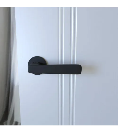 Maniglia per porta nera PARMA ferramenta design