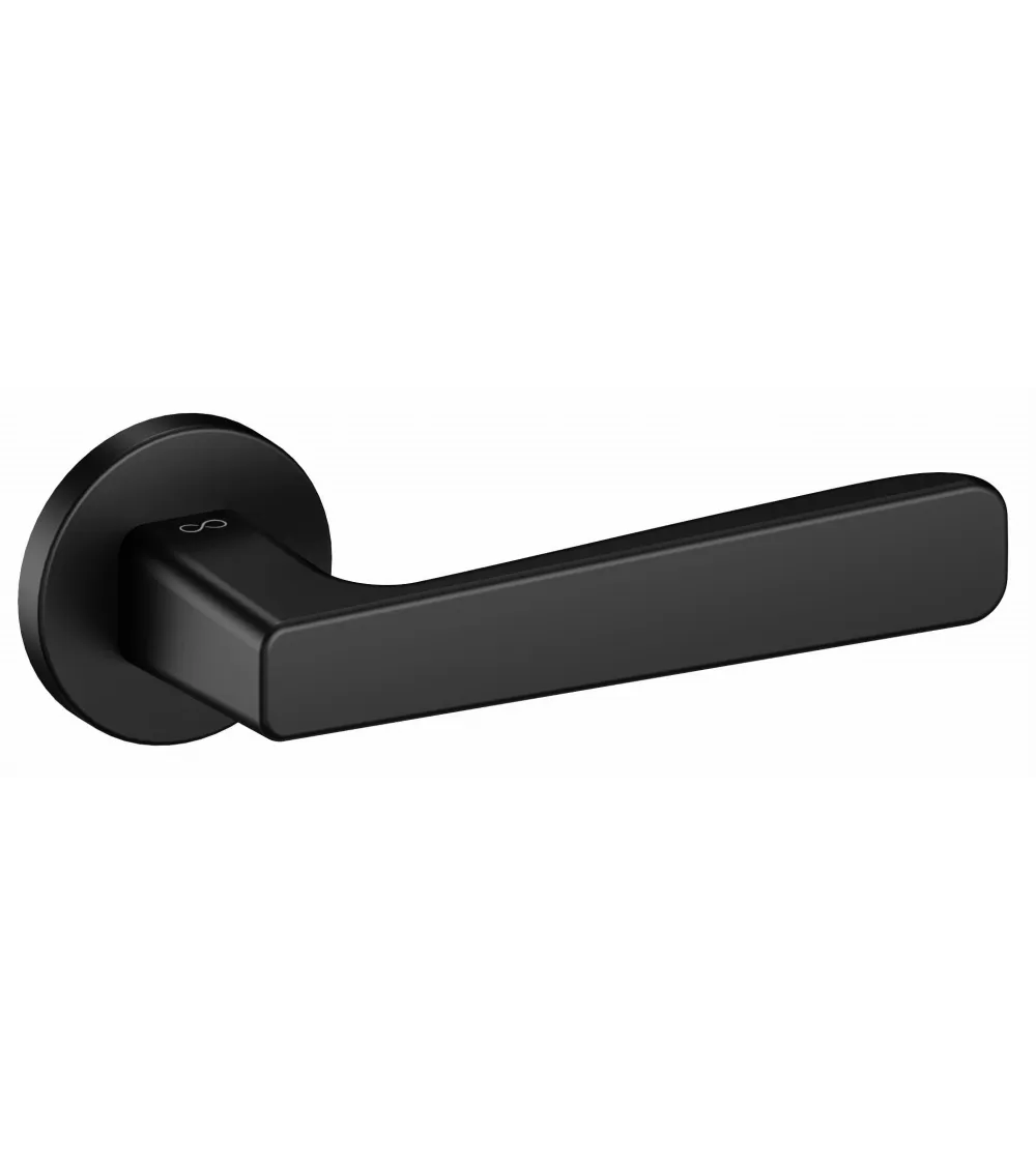 Maniglia per porta nera PARMA ferramenta design
