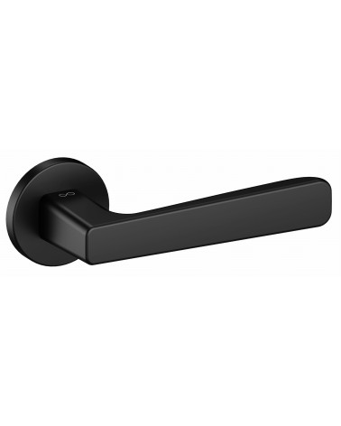 Maniglia per porta nera PARMA ferramenta design