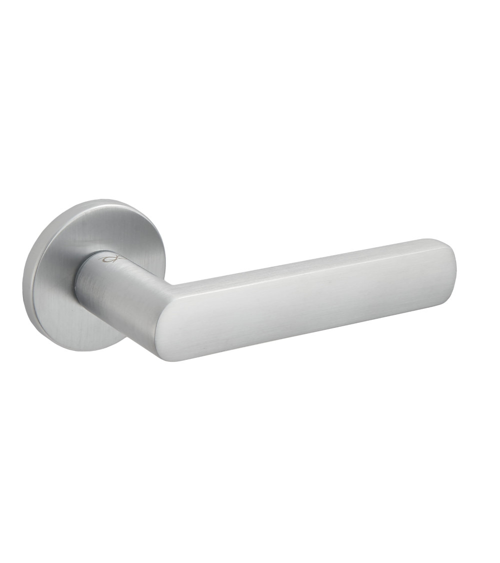 Maniglia per porta cromata satinata TORINO design
