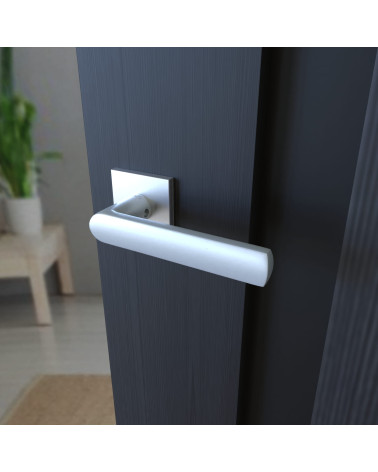 Maniglia per porta classica TORINO ferramenta design vista dall'alto inclinata