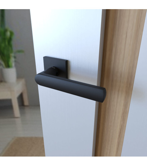 Maniglia per porta nera TORINO ferramenta design