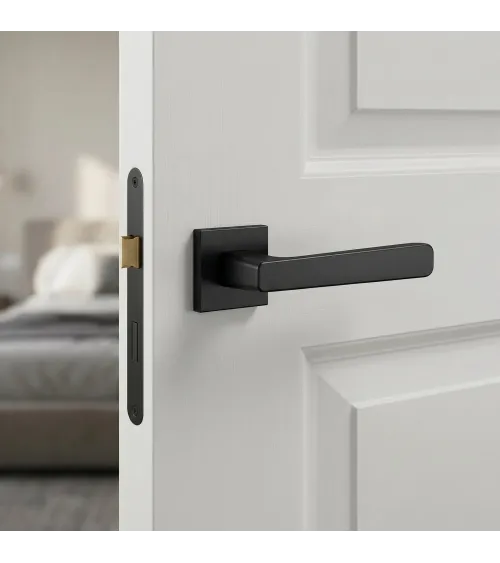Maniglia per porta nera PARMA design