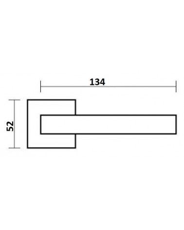 Maniglia per porta STINGER con dimensioni