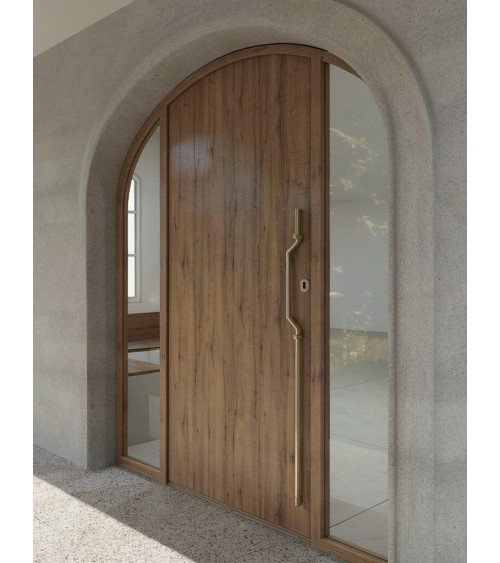 Maniglia per porta in ottone Mandelli CHICANE ferramenta design