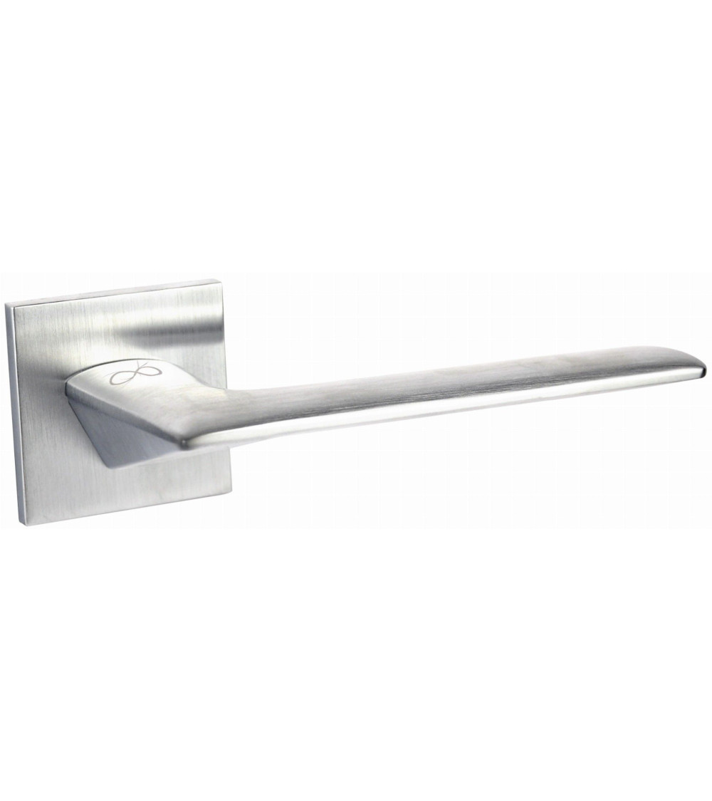 Maniglia per porta cromo spazzolato line GIULIA design