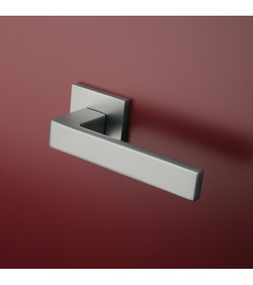 Maniglia per porta cromo satinato SULLA maniglia design