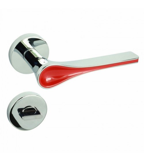 Maniglia per porta Rossa Polaris Tonda WC - maniglia design