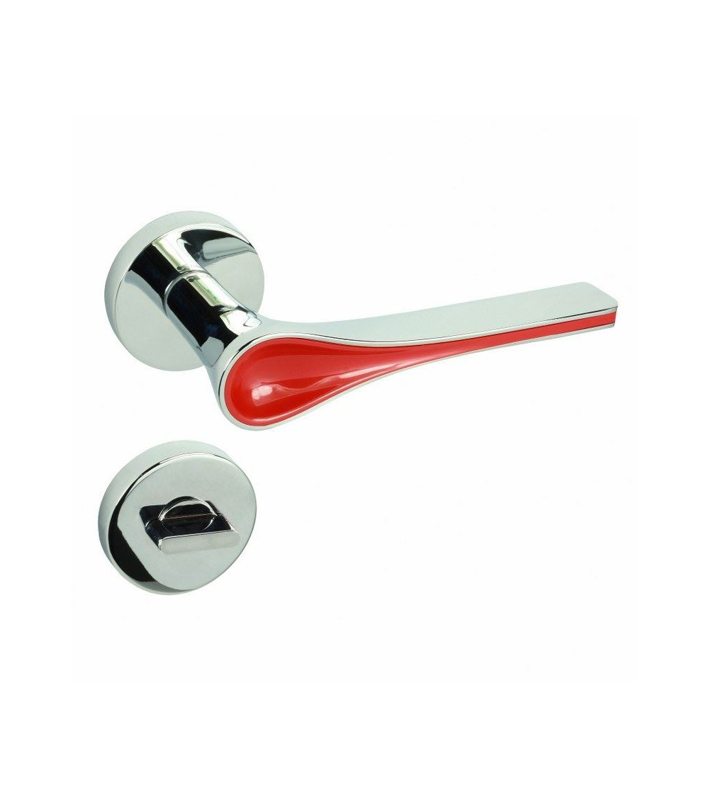 Maniglia per porta Rossa Polaris Tonda WC - maniglia design