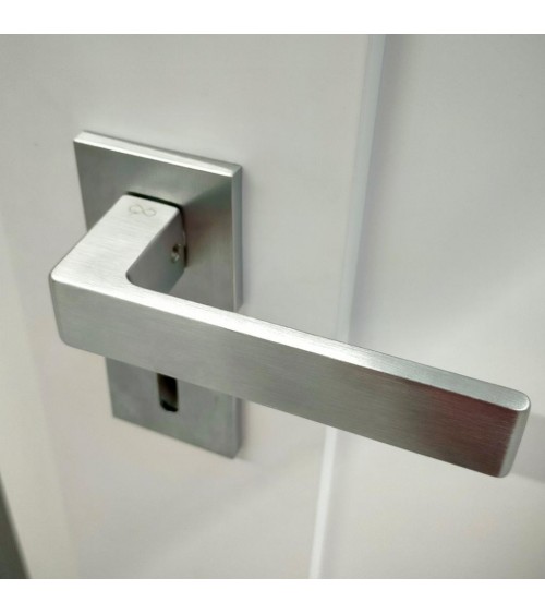 Maniglia per porta cromo spazzolato Apollo maniglia design