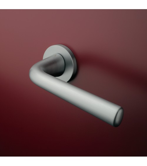 Maniglia per porta cromo satinato TULIPA porta interna design