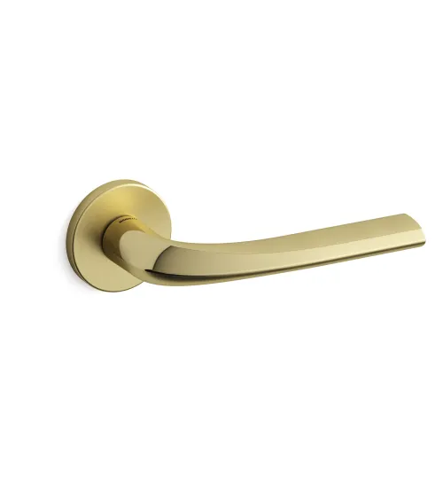 Maniglia per porta oro Mandelli Filo maniglia design