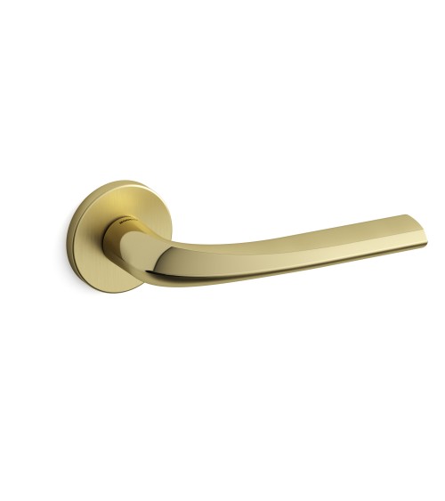 Maniglia per porta oro Mandelli Filo maniglia design