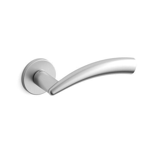 Maniglia porta cromo satinato Mandelli Nadir maniglia design