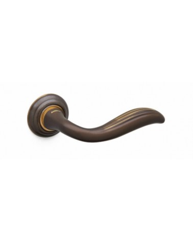 Maniglia per porta bronzo scultura Mandelli Plisse maniglia design