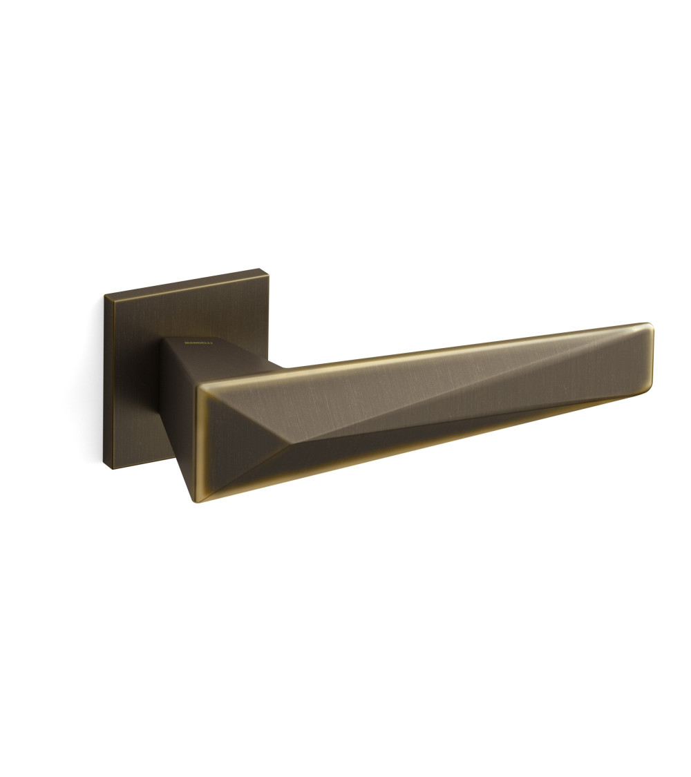 Maniglia per porta in ottone Mandelli Zeit design colore 5