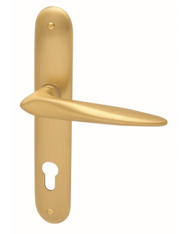 Maniglia porta su placca longitudinale Mandelli Zoe maniglia design