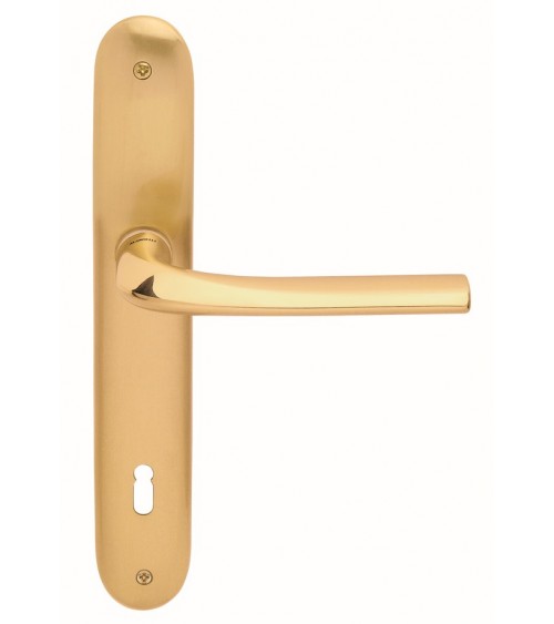 Maniglia per porta su placca longitudinale Mandelli Filo maniglia design