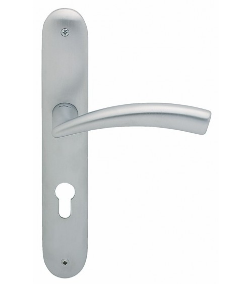 Maniglia per porta su placca longitudinale Mandelli Nadir maniglia design
