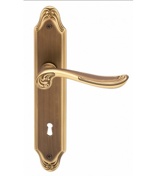 Maniglia per porta su placca longitudinale Mandelli Lord maniglia design