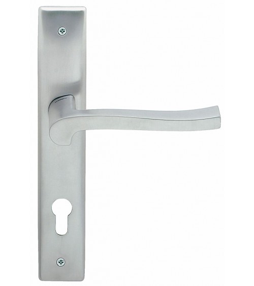 Maniglia per porta su placca longitudinale Mandelli Ola maniglia design