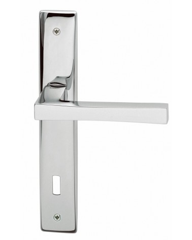 Maniglia per porta su placca longitudinale Mandelli Telis maniglia design
