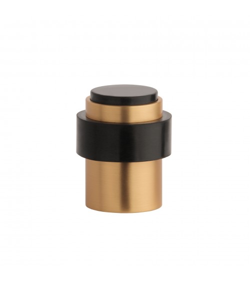 Fermaporta oro opaco STOPPER, per pavimento e muro - maniglia design