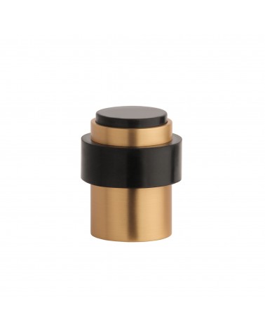 Fermaporta oro opaco STOPPER, per pavimento e muro - maniglia design