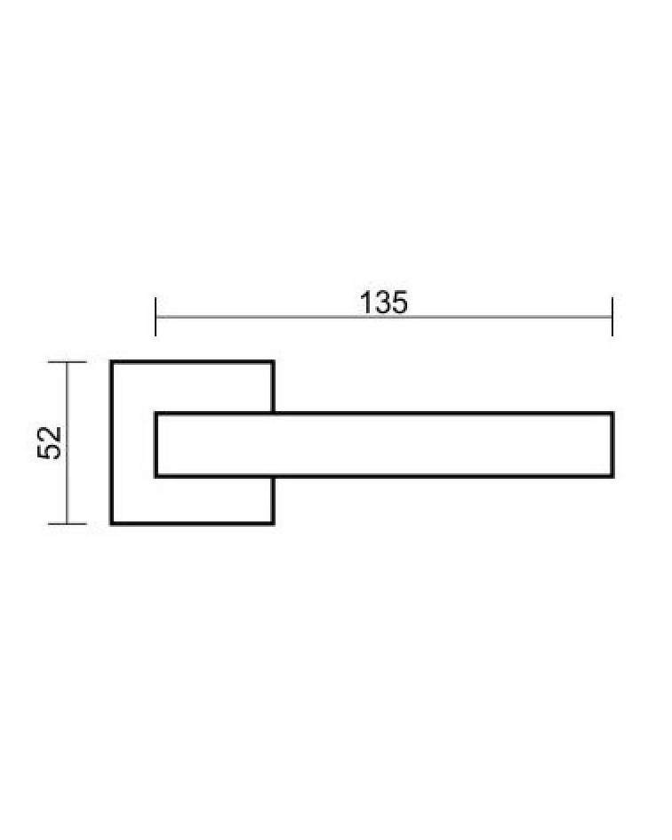 Maniglia per porta EVER con dimensioni