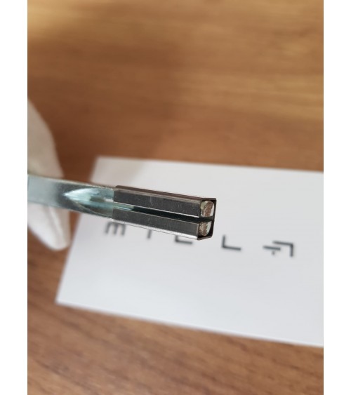 Asta quadra da 7mm x 100mm per maniglia porta con adattatore 7/8mm - design maniglia