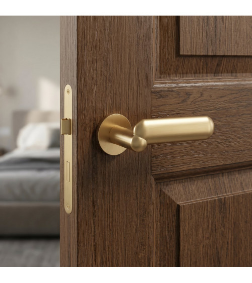 Maniglia per porta finitura oro satinato KELEDRES design