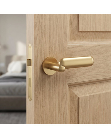 Maniglia per porta finitura oro satinato KELEDRES