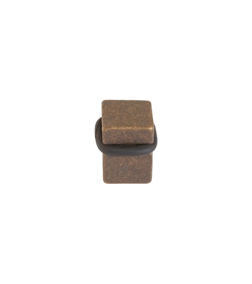 Fermaporta Pure in bronzo - maniglia di design