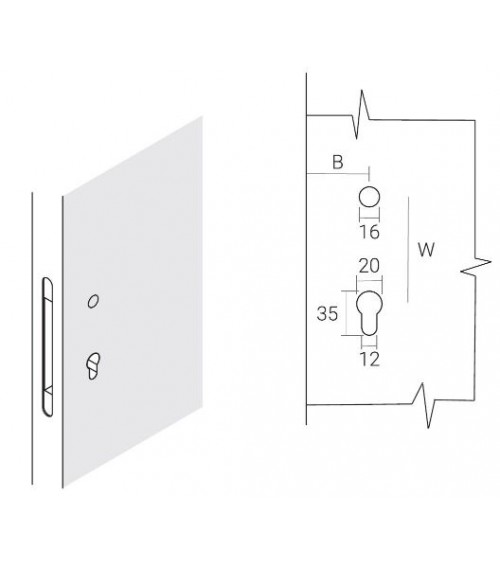 Maniglia per porta ultrasottile VERUM Pure, design minimalista 2022 - maniglia di design