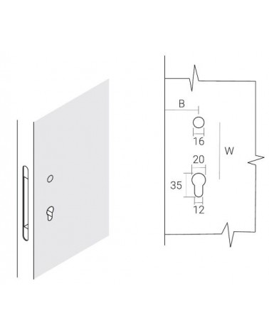 Maniglia per porta ultra sottile VERUM Pure, design minimalista 2022 - maniglia design