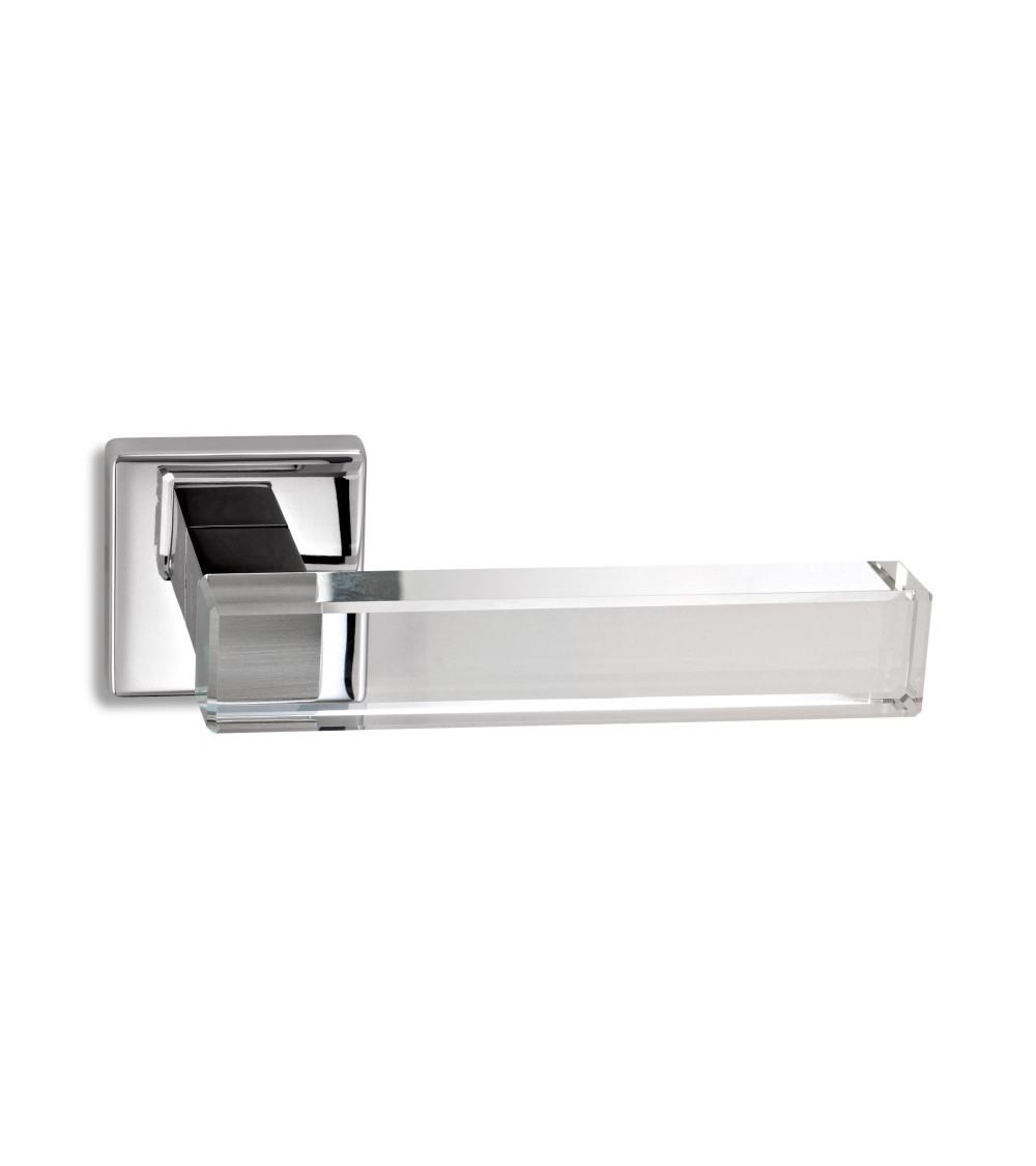 Maniglia per porta cromata lucida Ento Shiny maniglia design