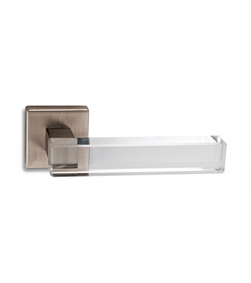 Maniglia per porta nichel satinato Ento Shiny maniglia design