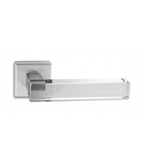 Maniglia per porta in ottone e cristallo Ento Shiny maniglia design
