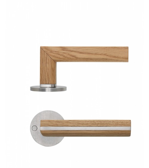 Maniglia per porta in legno vero, Formani TWO - maniglia design