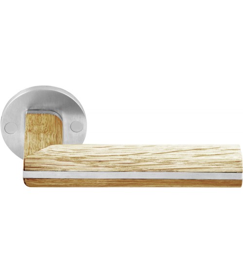 Maniglia per porta in legno vero, Formani TWO - maniglia design